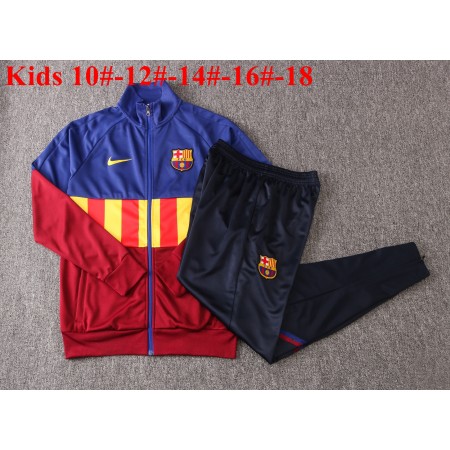 FC Barcelona 2020/21 Dětské Teplákové Soupravy M002